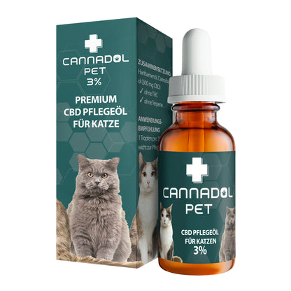 Cannadol Katze - Premium Naturöl 10%